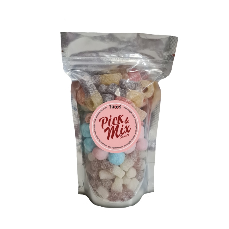 Small Foil Pouch Filled Pick & Mix Sweets 200g